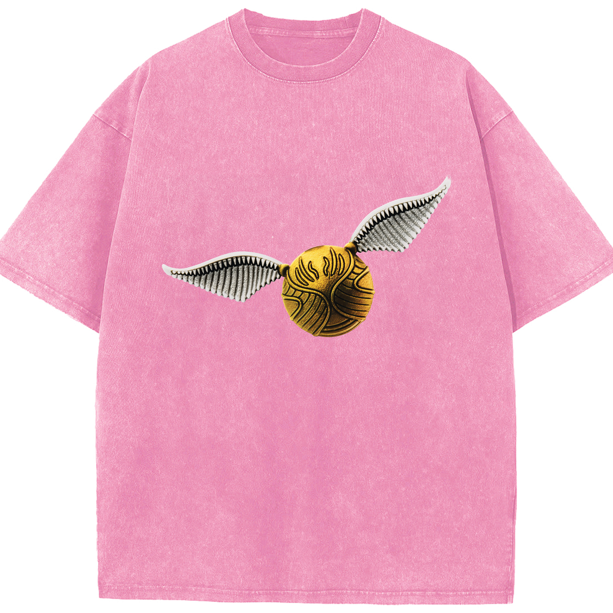 （画像用） Harry Potter ハリー・ポッターシリーズ 綿100% ヴィンテージ風 半袖Tシャツ（フロントプリント）